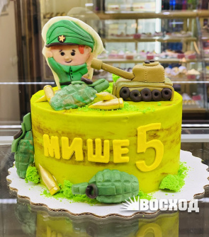 Торт № 265 Праздничный, военная тематика
