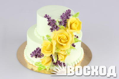 № 861 Торт праздничный, цветы На фото торт 4.5 кг