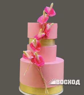 Торт № 246 Праздничный, цена 2000 руб/ кг + декор букет 1500 руб